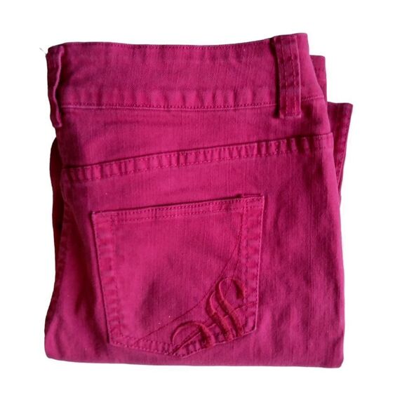 Spirited Randolph Duke Jeans Size 12 Pink / Fuschia Zipper and Double Button - Picture 1 of 12
